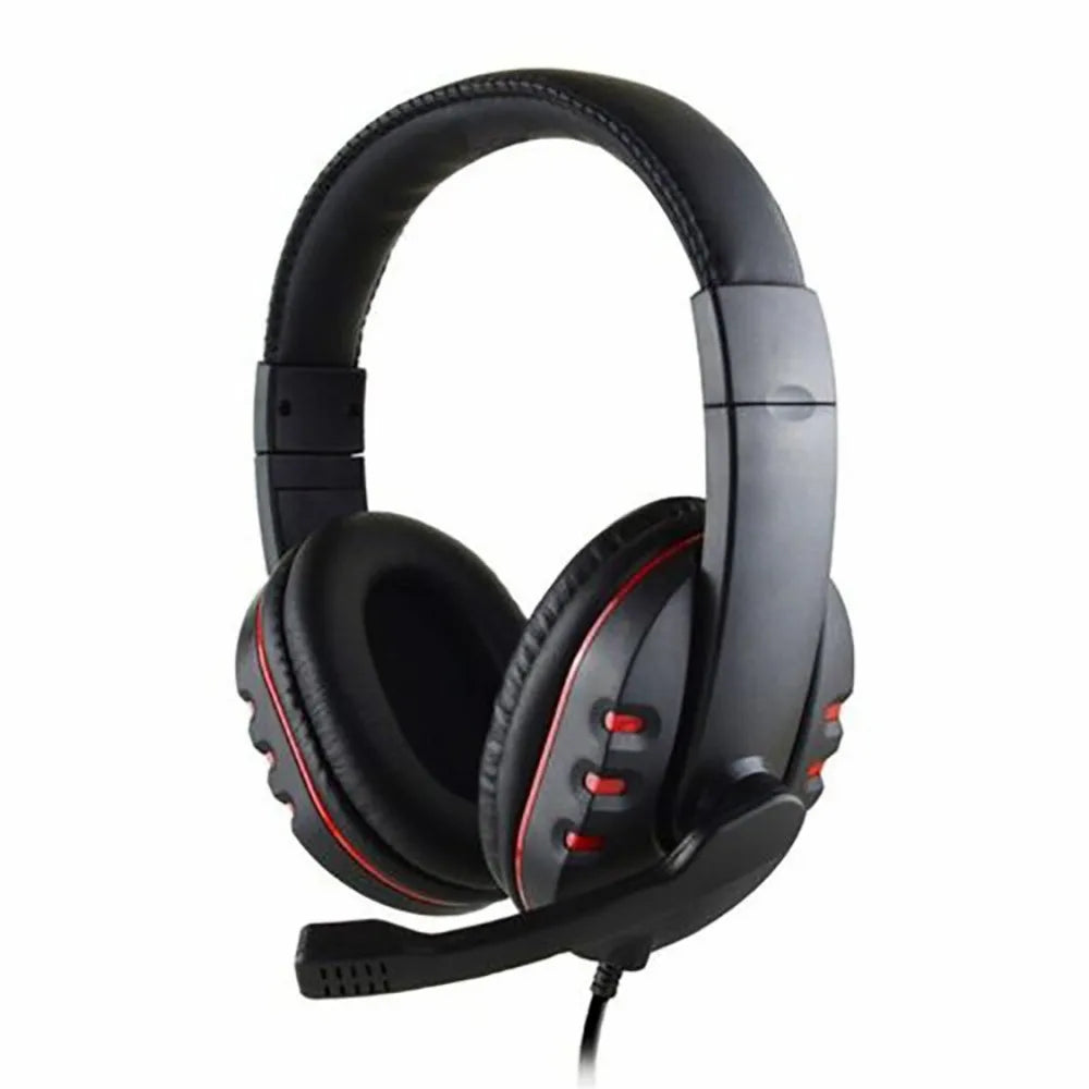 Casque de jeu filaire 3,5 mm, écouteurs de musique pour PS4, Play Station 4, PC, chat, ordinateur avec microphone Music For PS4 Play Station 4 Game PC Chat computer With Microphone