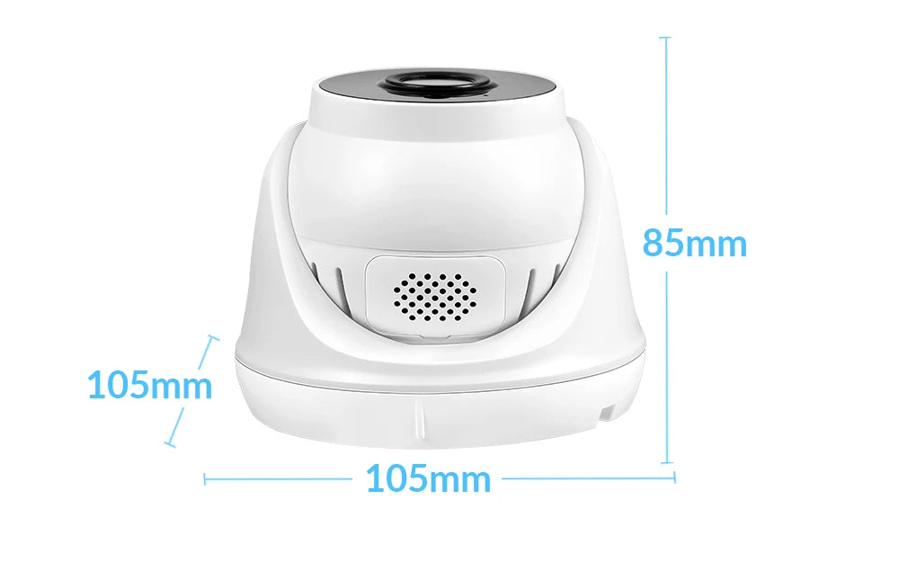 Caméra Wi-Fi 360° – Sécurité Intérieure & Extérieure