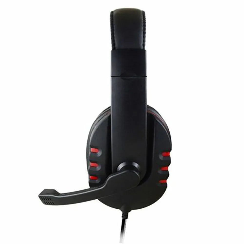 Casque de jeu filaire 3,5 mm, écouteurs de musique pour PS4, Play Station 4, PC, chat, ordinateur avec microphone Music For PS4 Play Station 4 Game PC Chat computer With Microphone