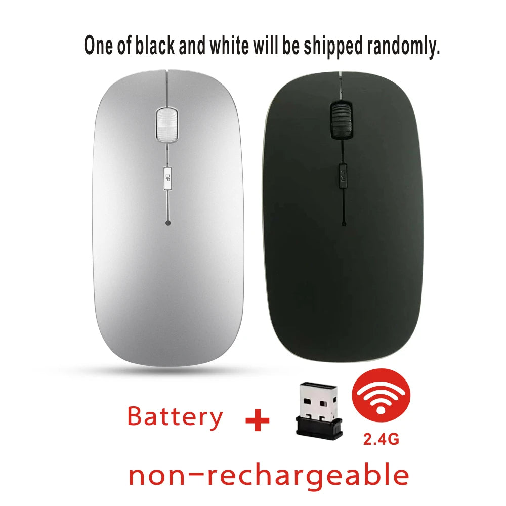 Souris Bluetooth Rechargeable 5.2 – Sans Fil Double Mode 2.4GHz & Bluetooth, Silencieuse, Ergonomique, Gaming & Bureau pour PC & Laptops