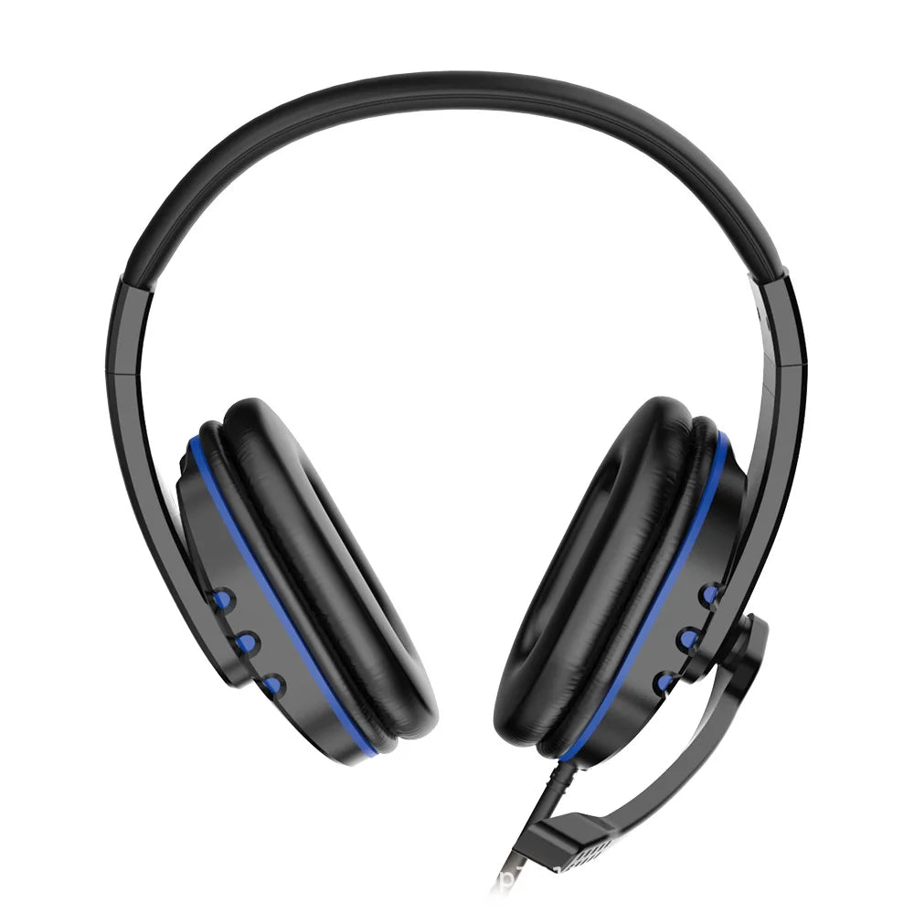 Casque de jeu filaire 3,5 mm, écouteurs de musique pour PS4, Play Station 4, PC, chat, ordinateur avec microphone Music For PS4 Play Station 4 Game PC Chat computer With Microphone