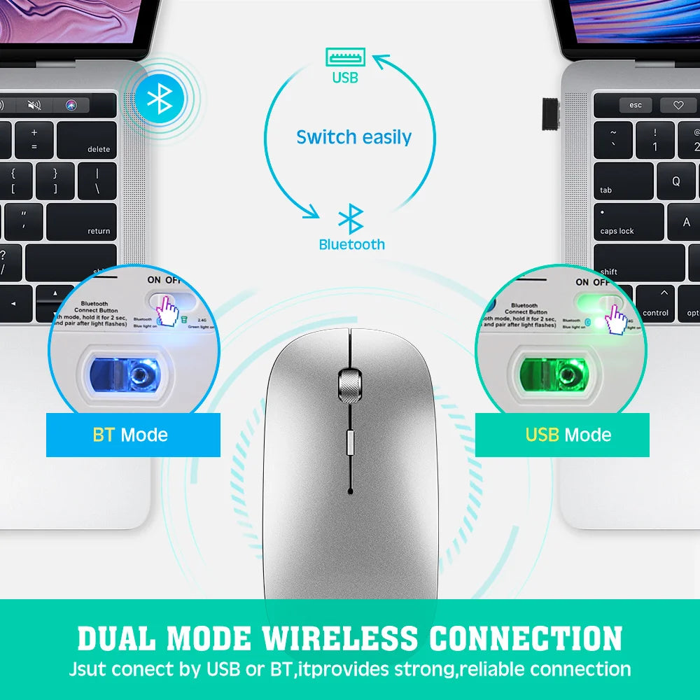 Ensemble clavier et souris sans fil rechargeables JOMAA ultra-fins pour ordinateur portable thin Keyboard Mouse Set  for Laptop Computer