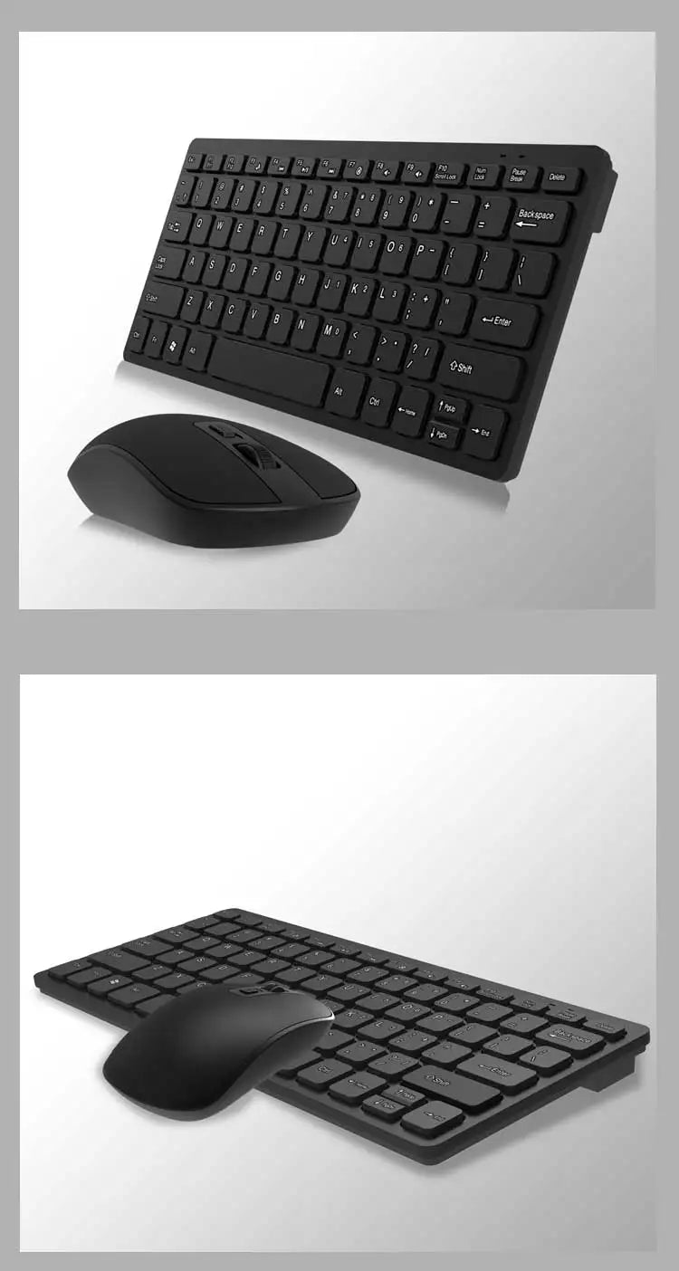 Ensemble Clavier et Souris Sans Fil OEM 2,4G – Mini Combo Portable pour Bureau Intelligent