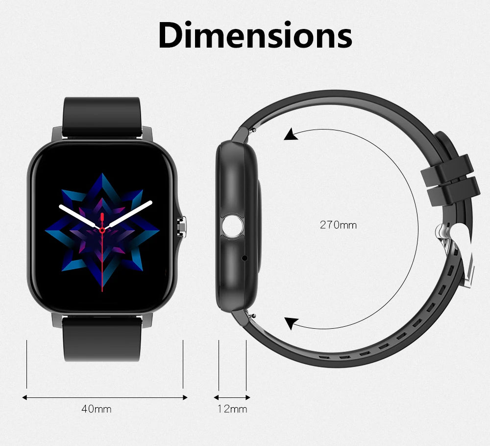 Montre Connectée Sport 1.83” – Fitness Tracker, Appels Bluetooth, Suivi Santé, Étanche – Smartwatch 2025 pour Hommes & Femmes, Compatible iOS & Xiaomi
