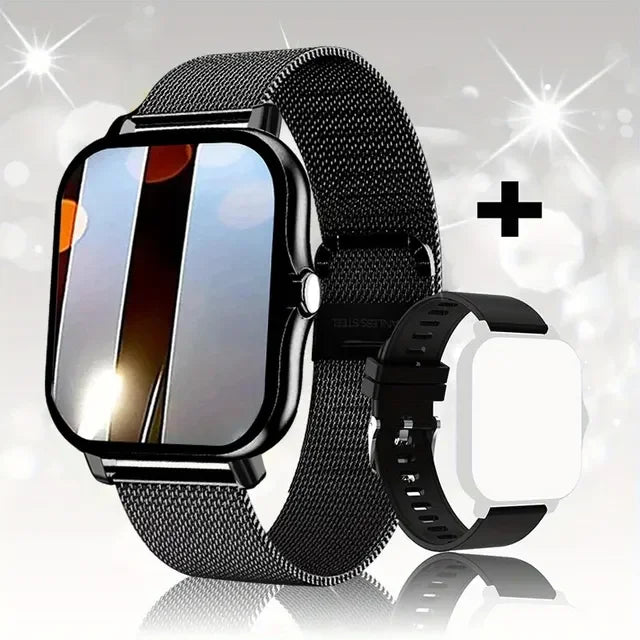 Montre Connectée Sport 1.83” – Fitness Tracker, Appels Bluetooth, Suivi Santé, Étanche – Smartwatch 2025 pour Hommes & Femmes, Compatible iOS & Xiaomi