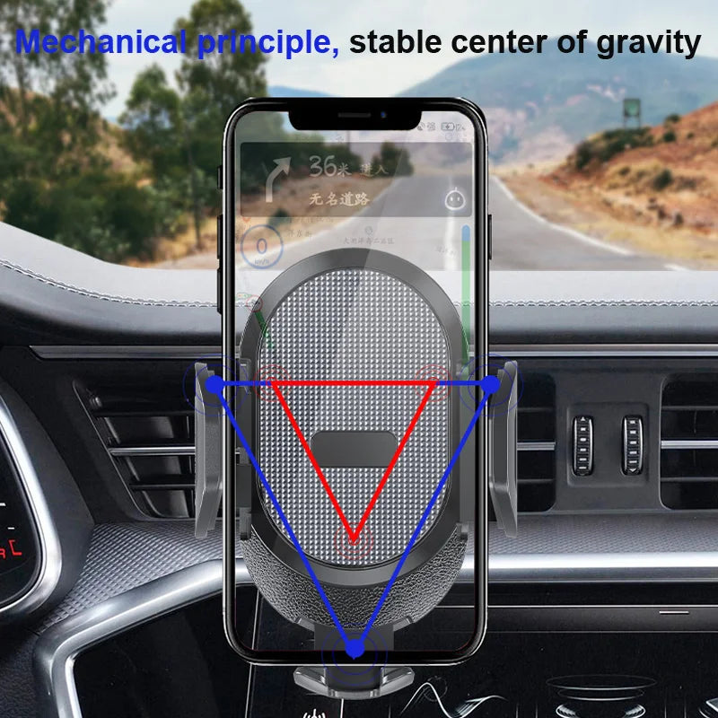 Support de téléphone voiture gravité – Fixation tableau de bord universelle pour iPhone, Samsung, Xiaomi
