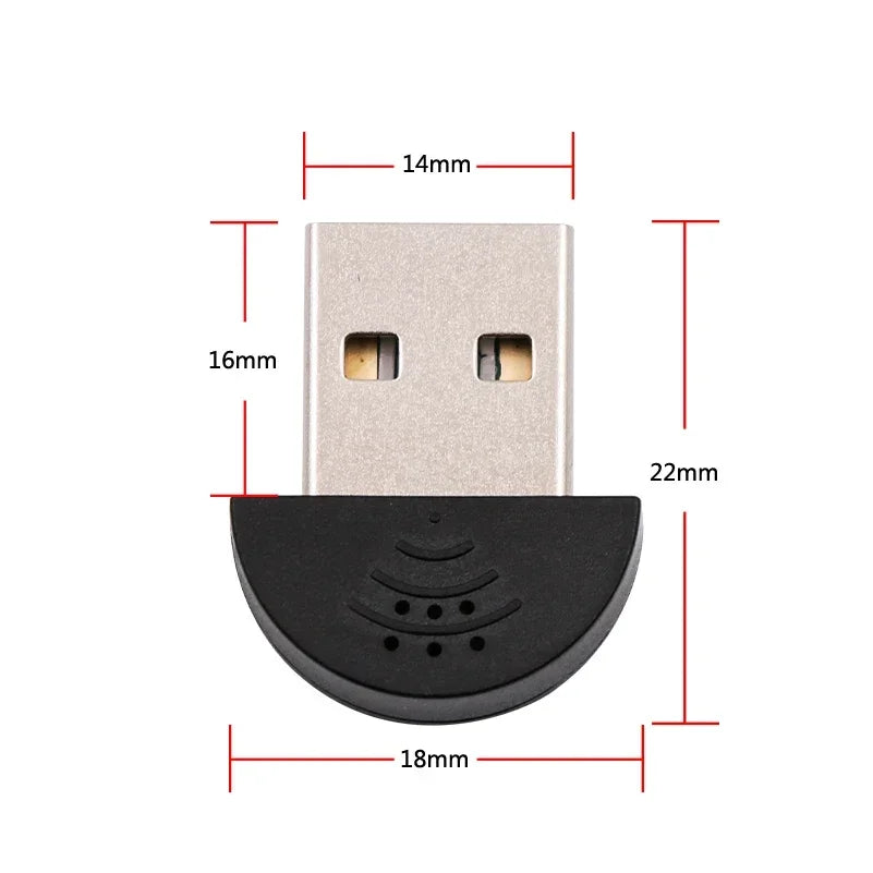 Portable Super Mini USB 2.0 Microphone USB MIC Audio Adapter Portable Studio Speech Driver Free for Laptop/Notebook/PC/MSN/Skype