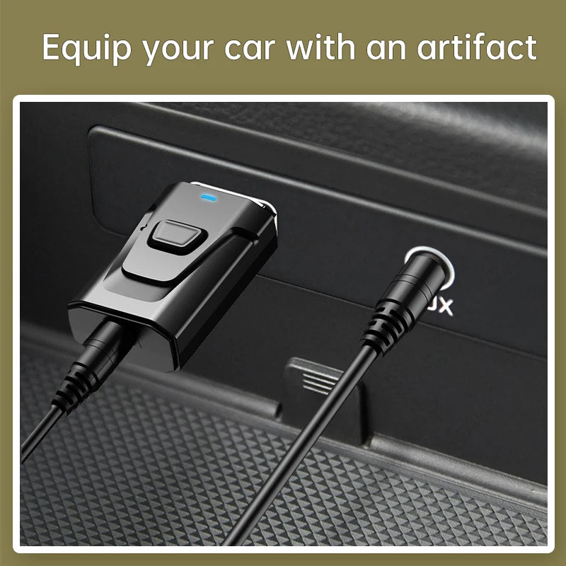 USB Bluetooth 5.4 Émetteur & Récepteur Audio – Adaptateur Sans Fil avec Micro, 3.5mm AUX/RCA pour TV, PC, Casque, Chaîne HIFI, Voiture & Musique