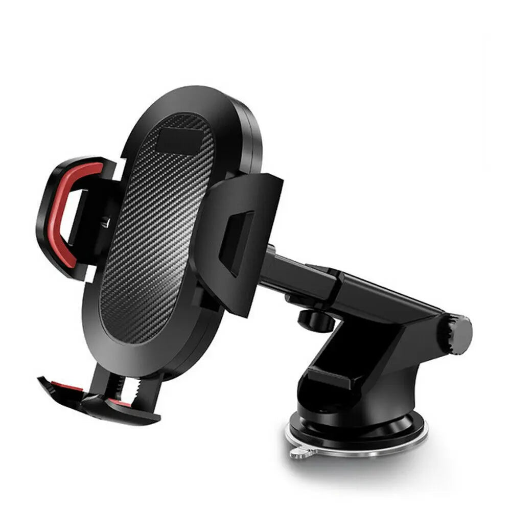 Support de téléphone voiture universel 360° – Bras rétractable & ventouse puissante – Compatible iPhone, Samsung, Xiaomi
