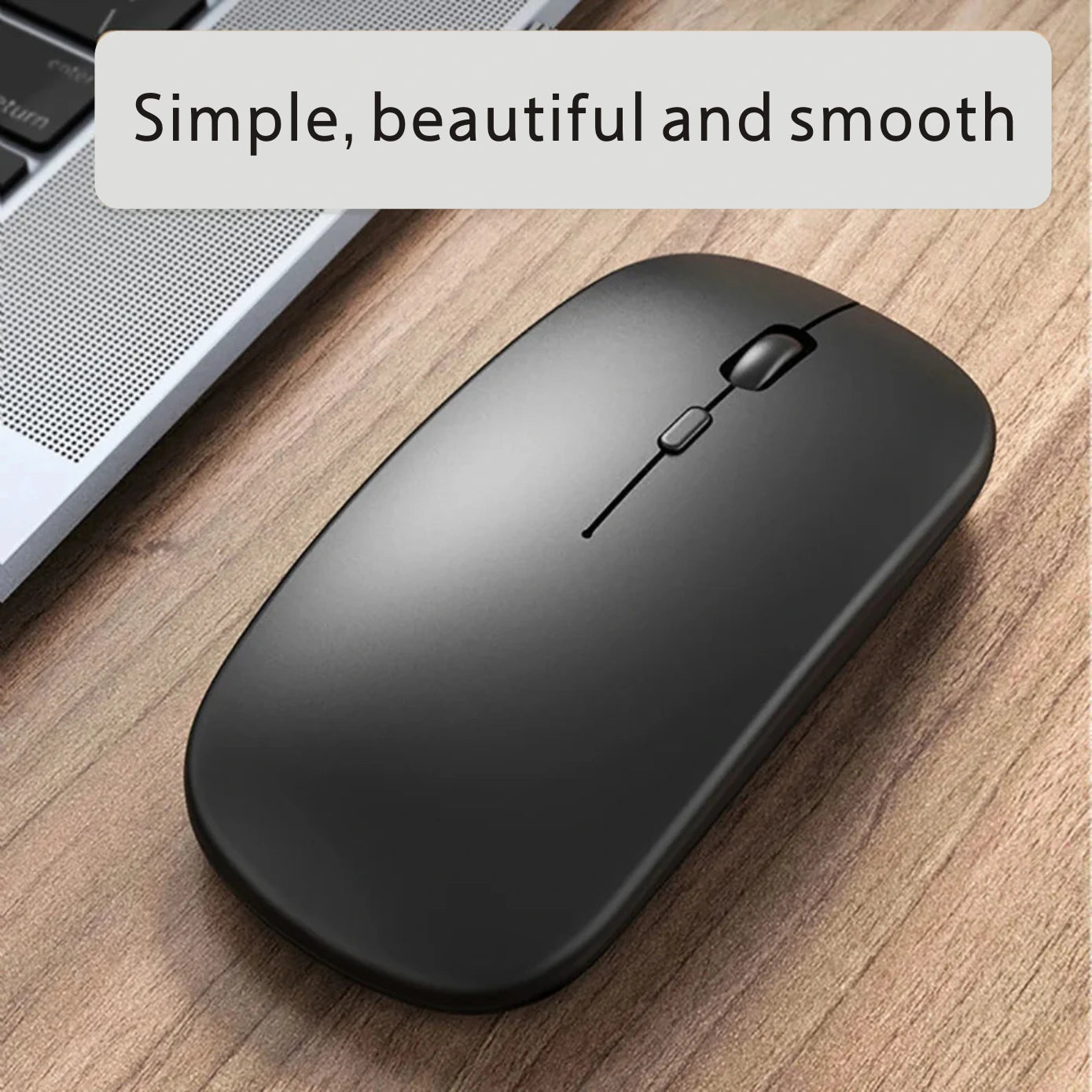 Souris Bluetooth Rechargeable 5.2 – Sans Fil Double Mode 2.4GHz & Bluetooth, Silencieuse, Ergonomique, Gaming & Bureau pour PC & Laptops