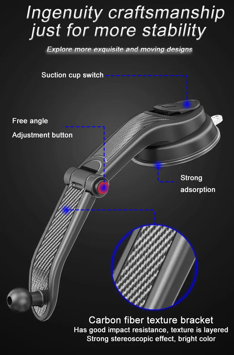 Support de téléphone voiture gravité – Fixation tableau de bord universelle pour iPhone, Samsung, Xiaomi