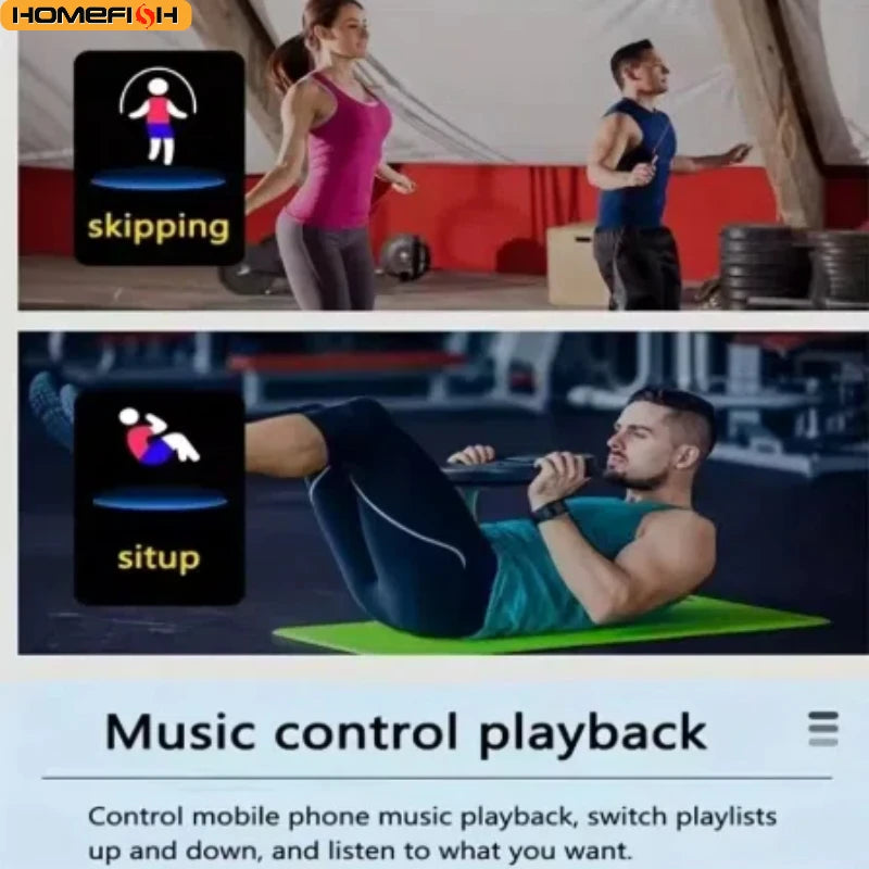 Montre Connectée Multifonction D13 / 116Plus – Smartwatch Sport avec Podomètre, Calories, Contrôle Musique, Notifications & Réveil – Pour Hommes, Femmes & Enfants