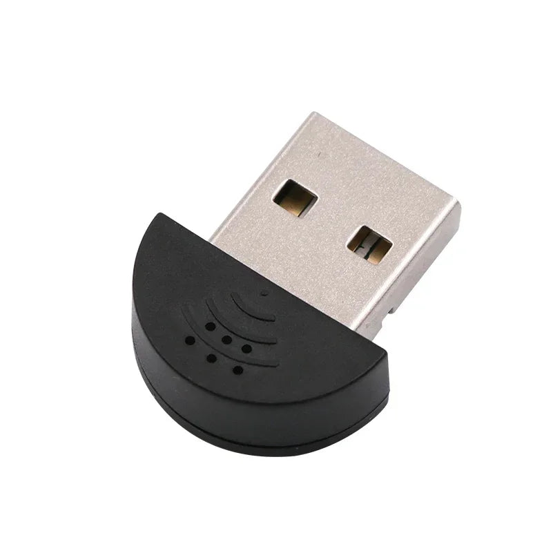 Portable Super Mini USB 2.0 Microphone USB MIC Audio Adapter Portable Studio Speech Driver Free for Laptop/Notebook/PC/MSN/Skype