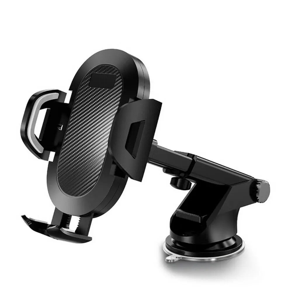 Support de téléphone voiture universel 360° – Bras rétractable & ventouse puissante – Compatible iPhone, Samsung, Xiaomi
