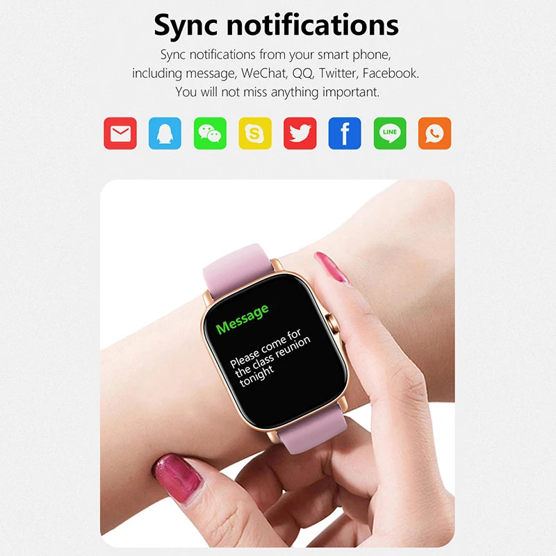 Montre Connectée Sport 1.83” – Fitness Tracker, Appels Bluetooth, Suivi Santé, Étanche – Smartwatch 2025 pour Hommes & Femmes, Compatible iOS & Xiaomi